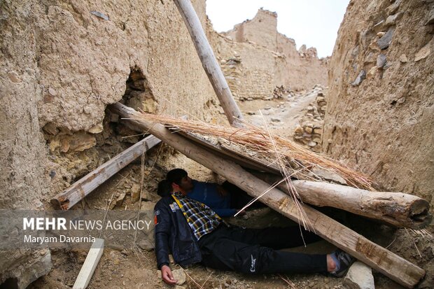 مانور زلزله ۶.۸ ریشتری و سیل در روستای باغچق بجنورد