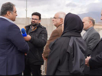 بازدید نماینده کرمانشاه از پروژه ساماندهی رودخانه آبشوران