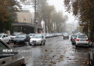 بارش باران در محور بجنورد به جنگل گلستان