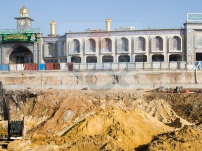 راز نمایان شدن شن های زرد رنگ در حرم امام حسین(ع)+فیلم