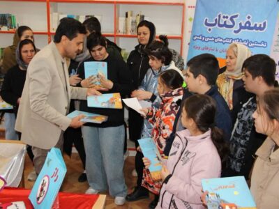 افتتاح نخستین نمایشگاه کتابهای حسیلمسی ویژه کودکان استثنایی در سنندج