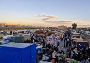 تعطیلی بازارهای موقت شهری شیراز در پی هشدار قرمز هواشناسی