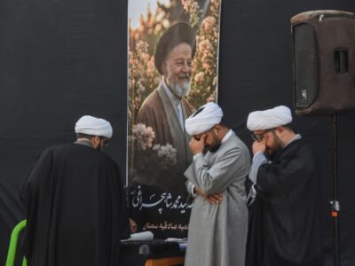 آیین وداع با پدر معنوی استان سمنان؛ روایت قدرشناسی مردم دیار قومس