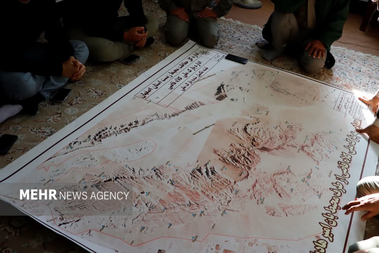 اصفهان سرشماری حیات وحش را با پهپاد در کلاهقاضی اجرا کرد