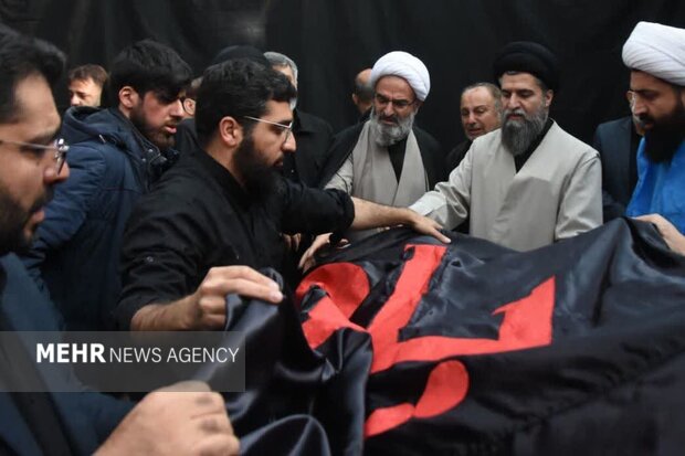 وداع استان سمنان با آیت الله شاهچراغی