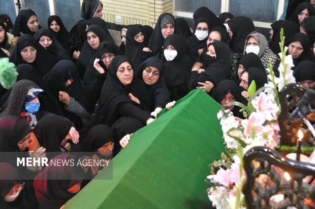 وداع استان سمنان با آیت الله شاهچراغی