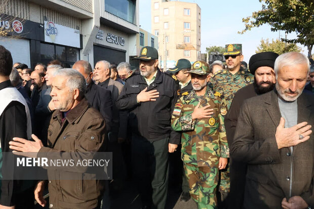 وداع استان سمنان با آیت الله شاهچراغی