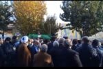 مراسم تشییع پیکر آیتالله شاهچراغی بر دستان مردم قدرشناس سمنان