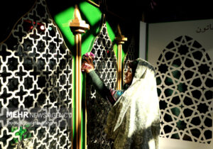 غبارروبی امامزاده زبیده خاتون همدان