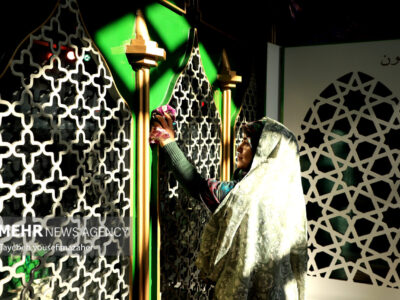 غبارروبی امامزاده زبیده خاتون همدان