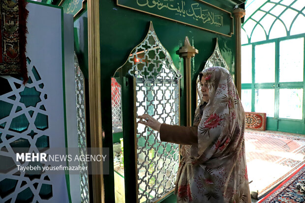 غبارروبی امامزاده زبیده خاتون همدان