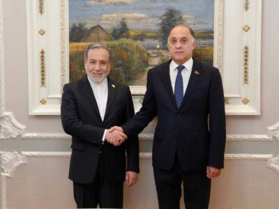 دیدار عراقچی با دبیر شورای امنیت بلاروس