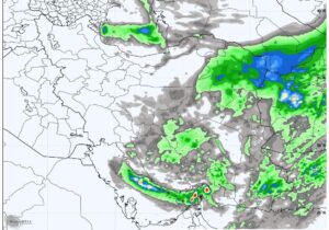 وقوع بارشهای سیلابی در راه ۴ استان؛ کاهش تدریجی بارندگی از هفته آینده