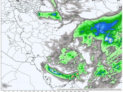 وقوع بارشهای سیلابی در راه ۴ استان؛ کاهش تدریجی بارندگی از هفته آینده