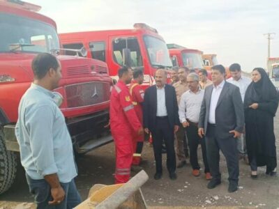 رزمایش آمادگی ستاد بحران میناب در پی هشدارهای هواشناسی برگزار شد