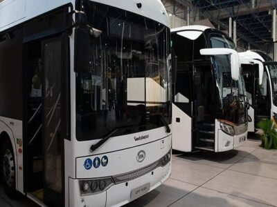 گروه بهمن با اتوبوسهای شهری اسنا به نمایشگاه مشهد میرود