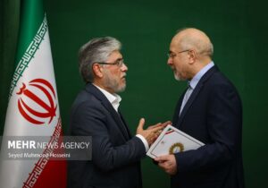 دیدار وزیر علوم و روسای دانشگاهها با رئیس مجلس شورای اسلامی