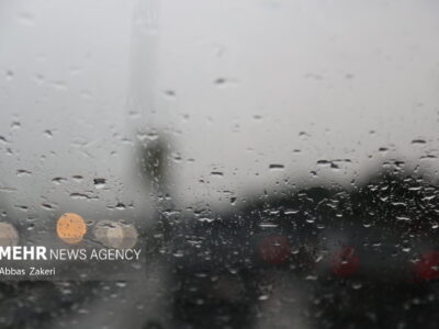 شروع بارش باران در هشت‌بندی