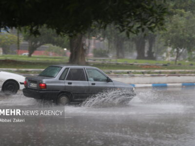 سیلاب و بارندگی بندرخمیر