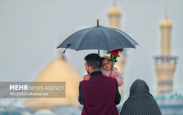 آسمان بارانی کربلا