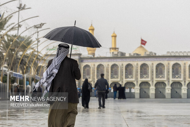 آسمان بارانی کربلا