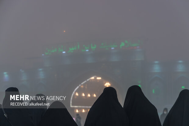 آسمان بارانی کربلا