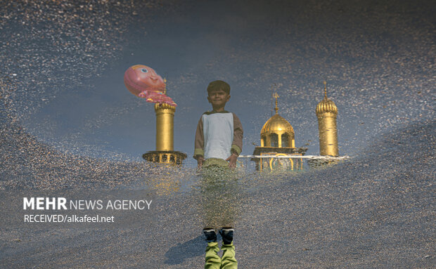 آسمان بارانی کربلا