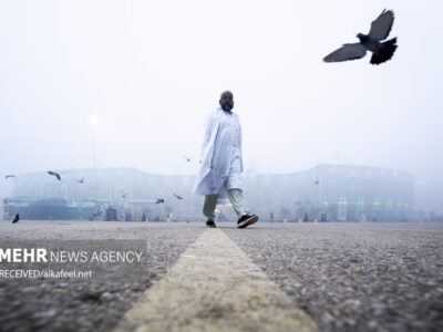 آسمان بارانی کربلا