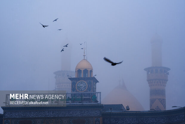 آسمان بارانی کربلا