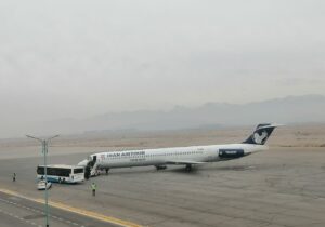 فرود اضطراری هواپیمای بندر عباس، در فرودگاه یزد