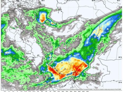 هشدار کاهش ۱۵ درجه‌ای دما در ۲۲ استان با نفوذ توده هوای سرد از فردا