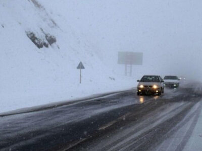 بارش شدید برف در شهرستان فریمان