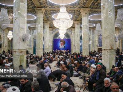 مراسم بزرگداشت آیت الله گلپایگانی در مسجد اعظم قم