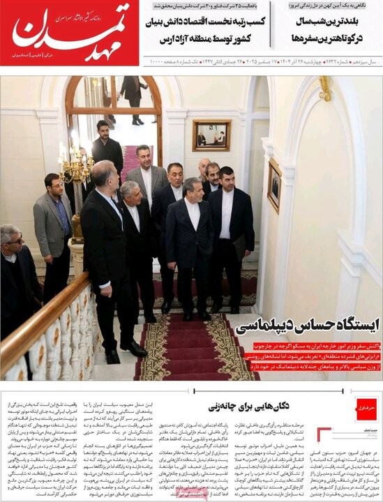 روزنامه های آذربایجان‌شرقی