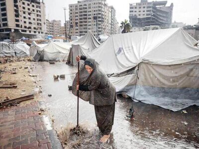 زمستان غمبار غزه