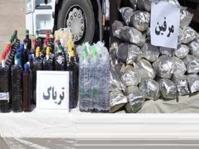 ۱۶۴ کیلو مواد مخدر زیر بار گندم کشف شد