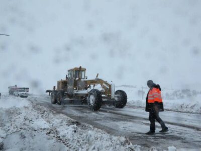 برفروبی در راههای مازندران