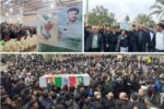 حضور پرشور مردم فهرج در تشییع و خاکسپاری شهید هادی پور