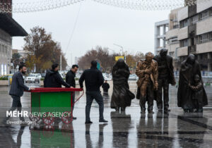بارش باران در مشهد