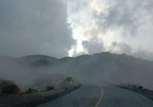 مه‌گرفتگی شدید در بخش گوهران-بشاگرد