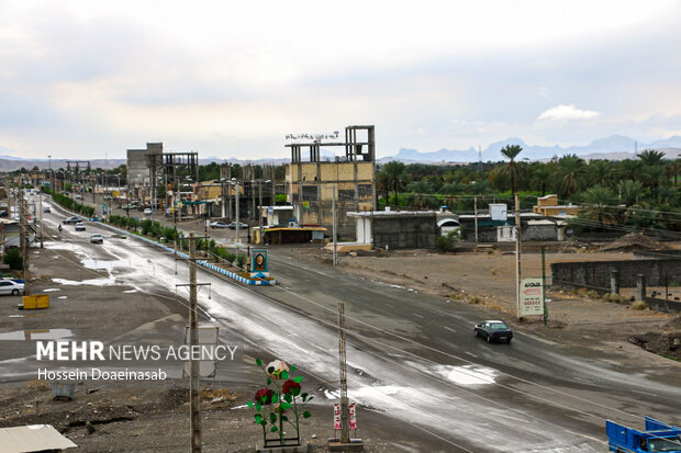 زیبایی طبیعت هشتبندی هرمزگان پس از باران