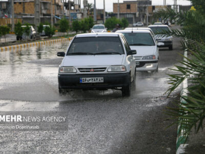 هندیجان با ۴۱.۷ میلی‌متر رکورددار بارش ۳ روزه خوزستان شد