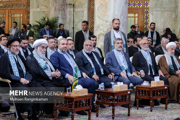 مراسم بهره برداری رسمی از صحن حضرت زهرا (س) در نجف