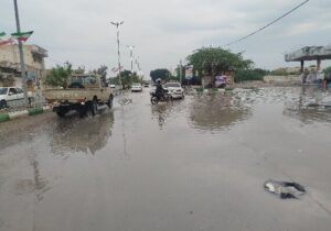 بارش رحمت الهی در جاسک