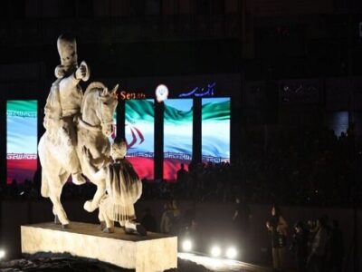 تندیس والرین در ورودی فرودگاه مهرآباد قرار گرفت