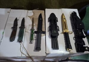 کشف محموله ۹ میلیاردی تیغه چاقوی قاچاق در قروه