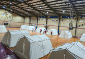 ۶ کمپ اسکان اضطراری هلالاحمر هرمزگان برپا شد