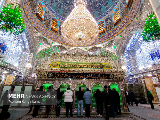 حال و هوای بارانی شهر نجف اشرف