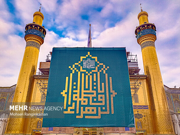 حال و هوای بارانی شهر نجف اشرف