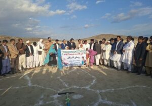 کلنگ زنی سه پروژه آموزشی در سیب و سوران